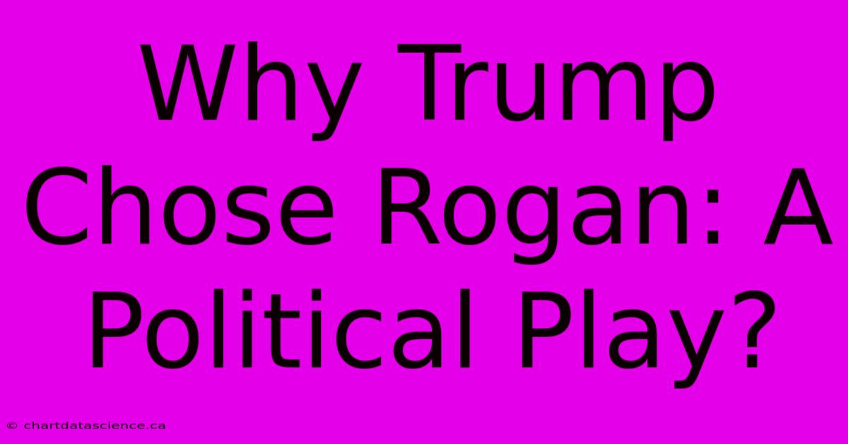 Why Trump Chose Rogan: A Political Play?