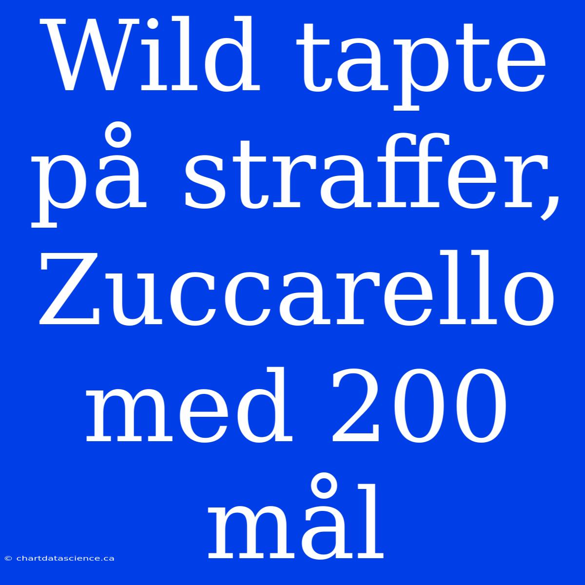 Wild Tapte På Straffer, Zuccarello Med 200 Mål