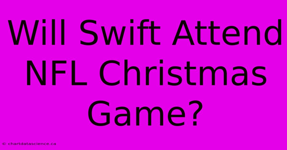 Will Swift Attend NFL Christmas Game?