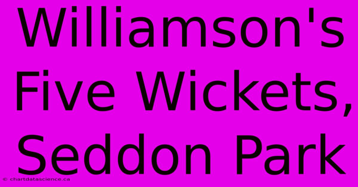 Williamson's Five Wickets, Seddon Park