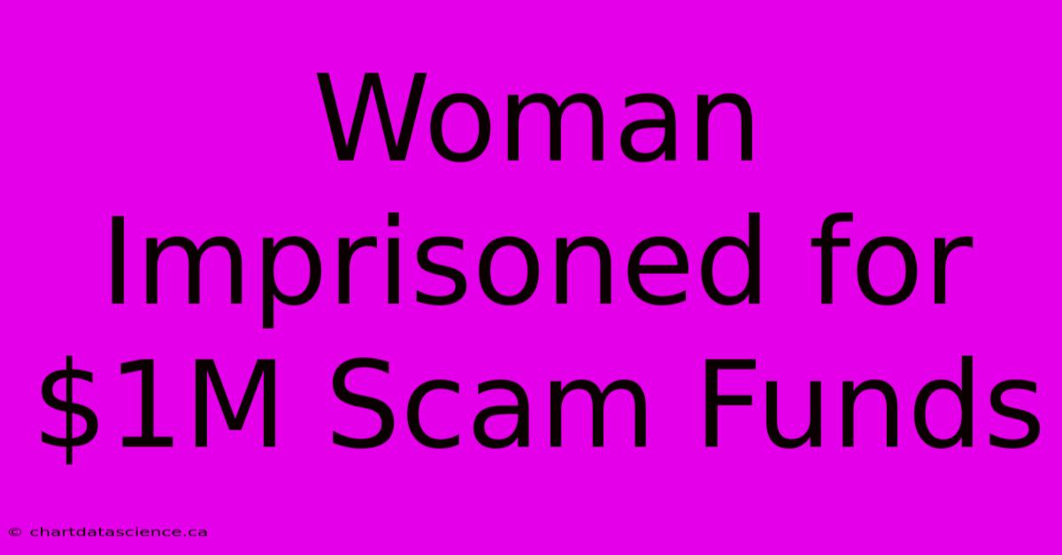 Woman Imprisoned For $1M Scam Funds