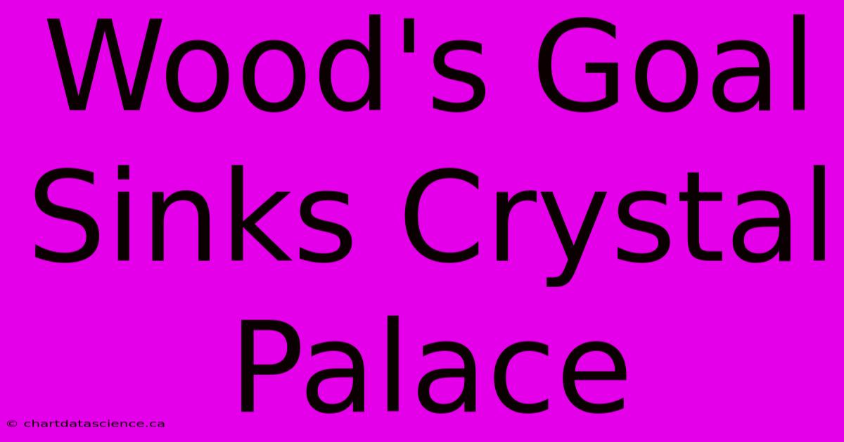 Wood's Goal Sinks Crystal Palace