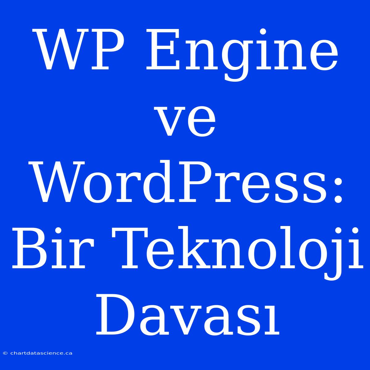 WP Engine Ve WordPress: Bir Teknoloji Davası