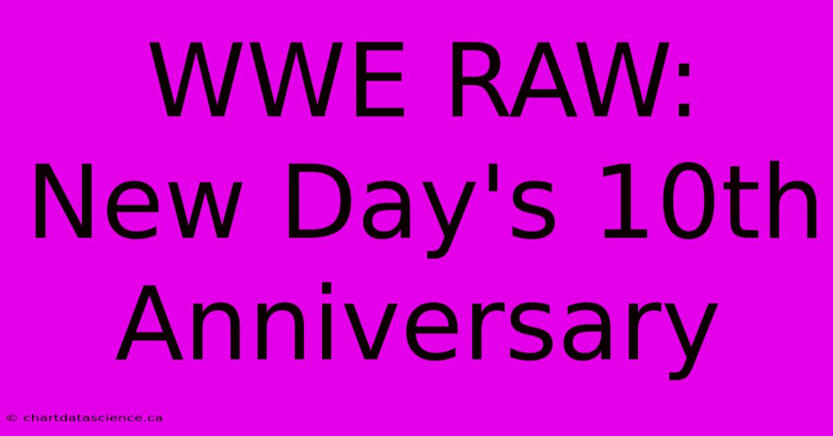 WWE RAW: New Day's 10th Anniversary