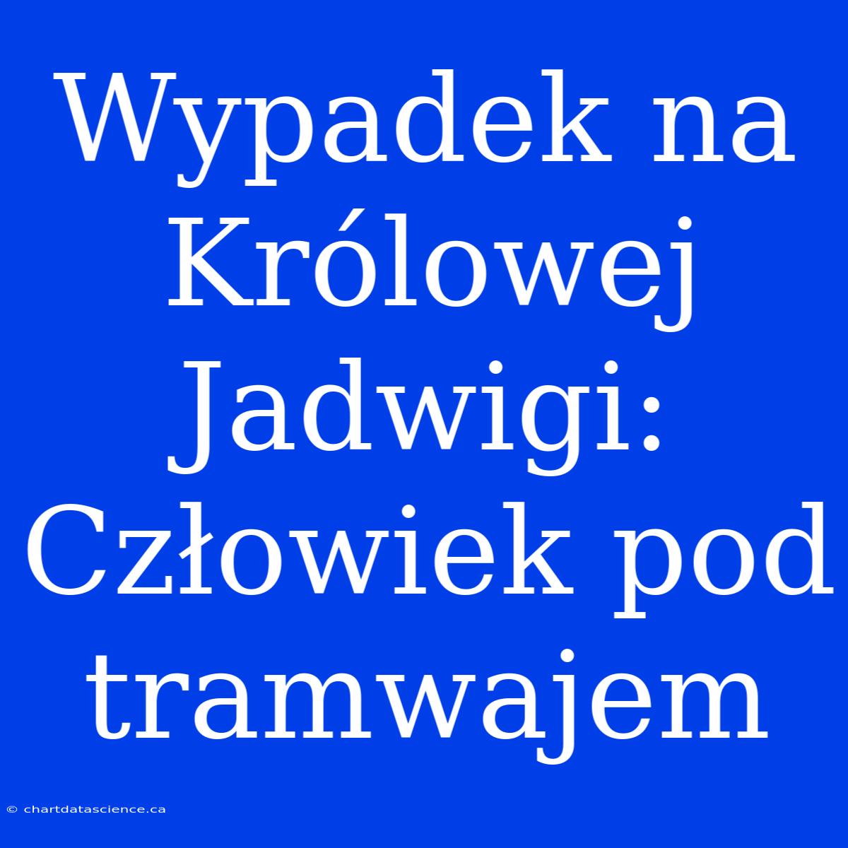 Wypadek Na Królowej Jadwigi: Człowiek Pod Tramwajem