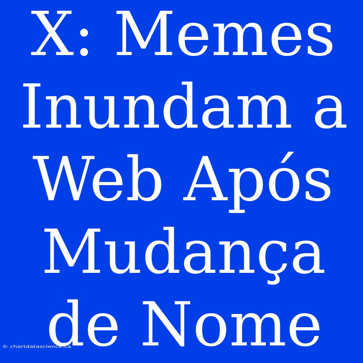 X: Memes Inundam A Web Após Mudança De Nome