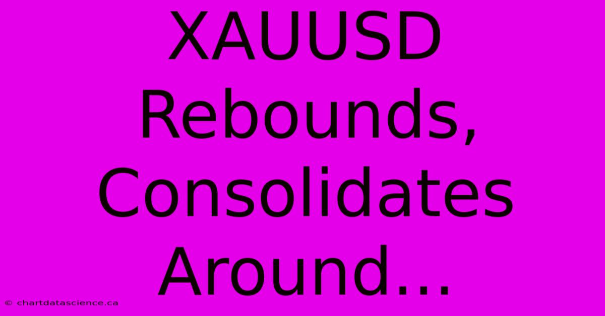 XAUUSD Rebounds, Consolidates Around...