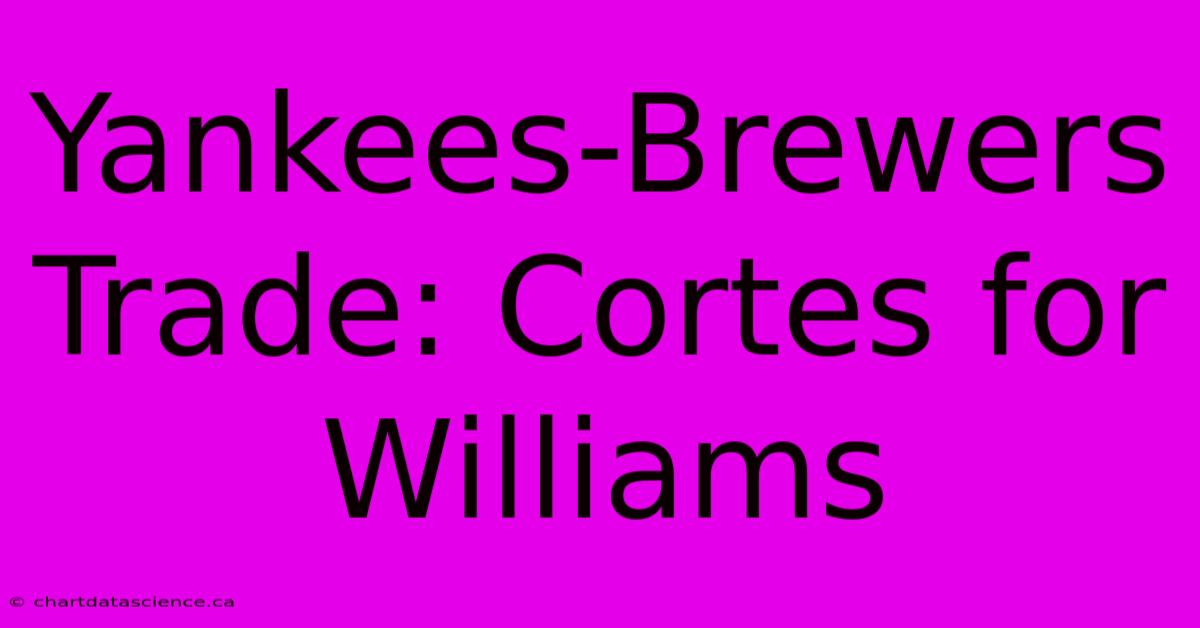 Yankees-Brewers Trade: Cortes For Williams