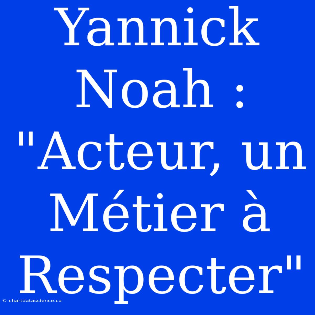 Yannick Noah : 