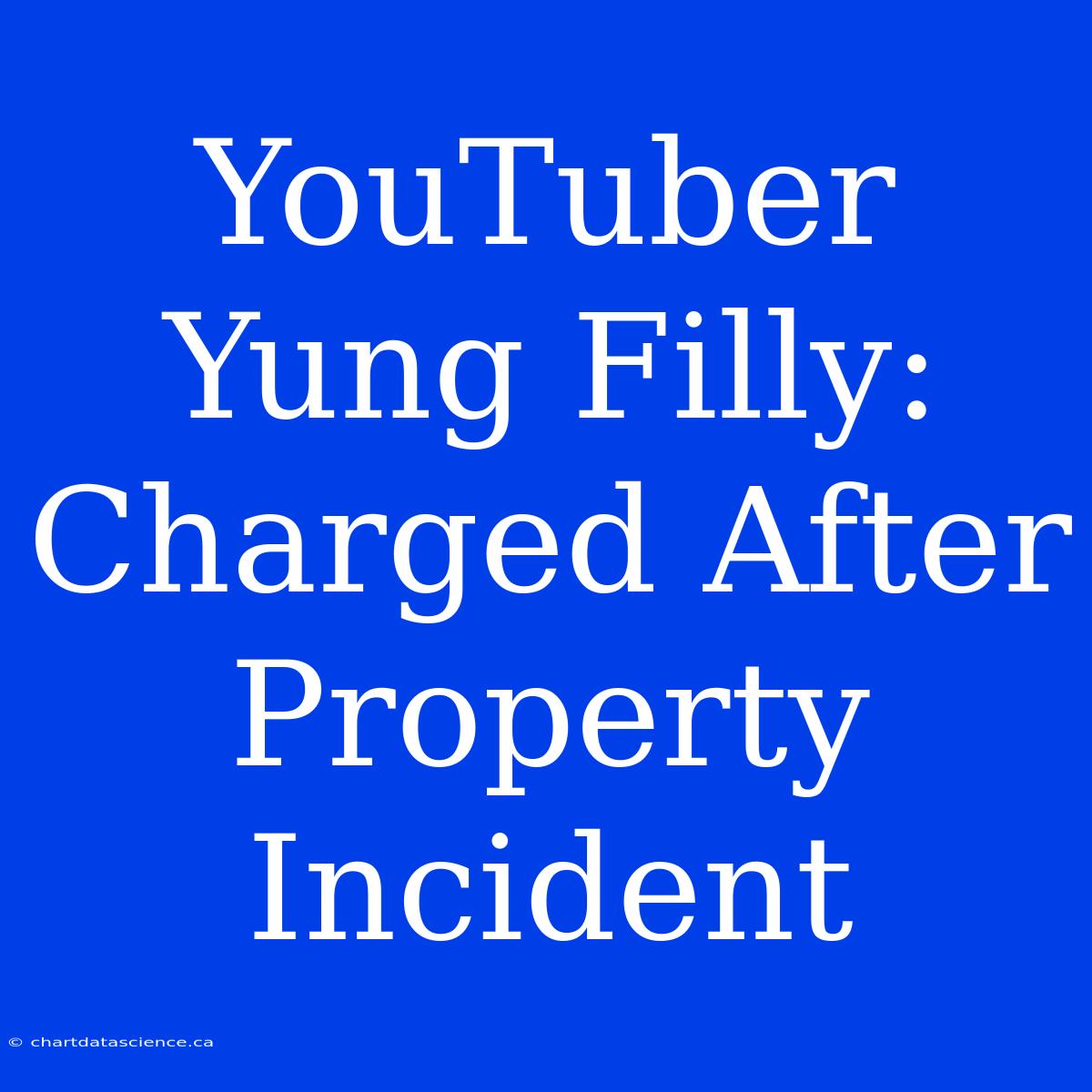 YouTuber Yung Filly: Charged After Property Incident