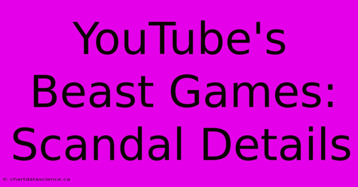 YouTube's Beast Games: Scandal Details