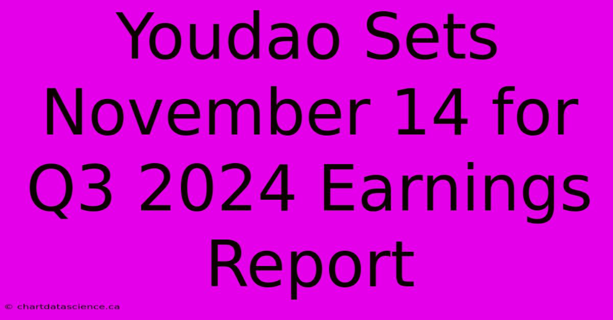 Youdao Sets November 14 For Q3 2024 Earnings Report