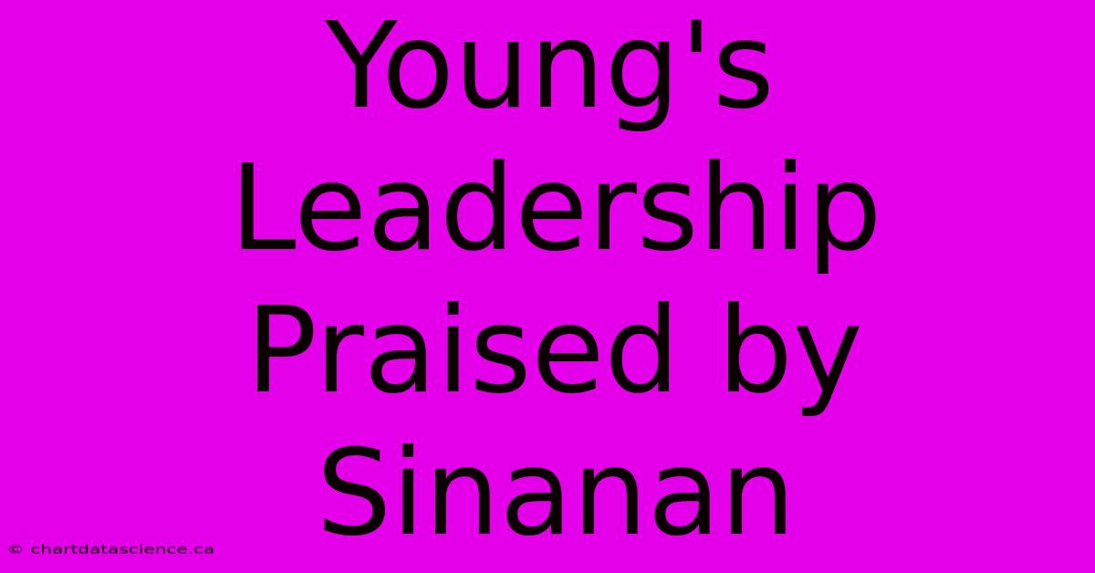 Young's Leadership Praised By Sinanan 