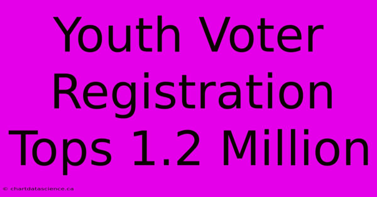 Youth Voter Registration Tops 1.2 Million