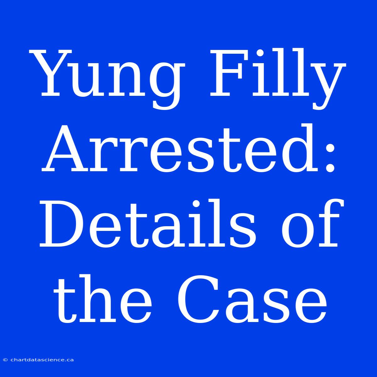 Yung Filly Arrested:  Details Of The Case