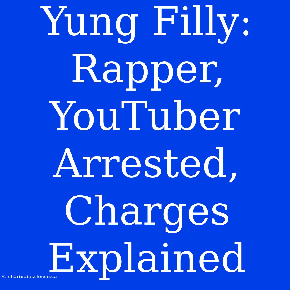 Yung Filly: Rapper, YouTuber Arrested, Charges Explained