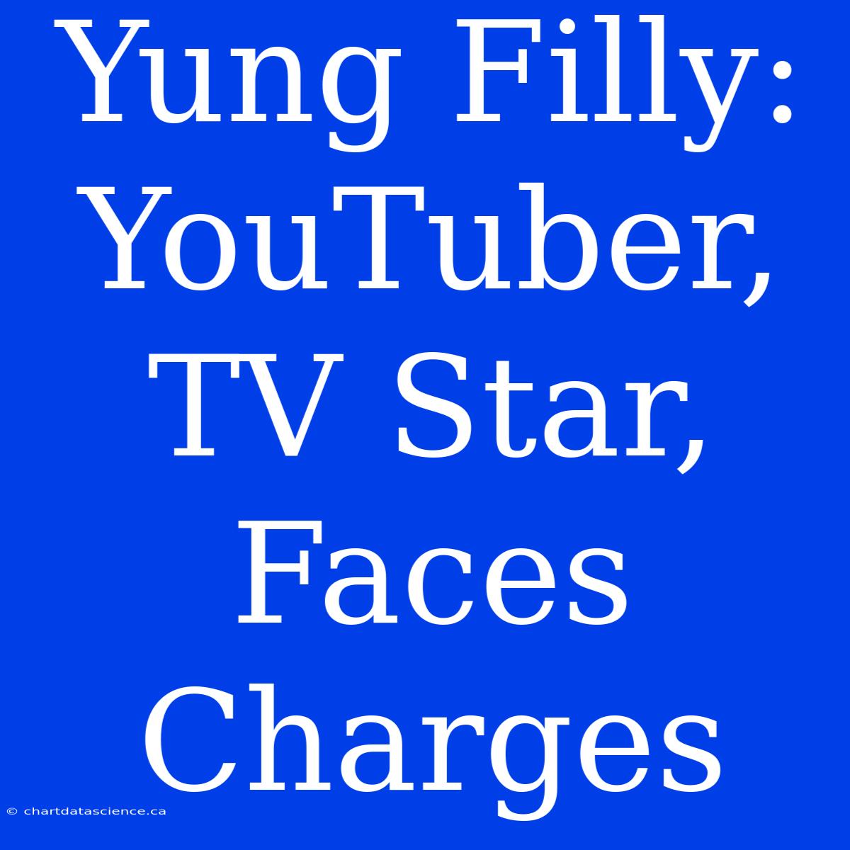 Yung Filly: YouTuber, TV Star, Faces Charges