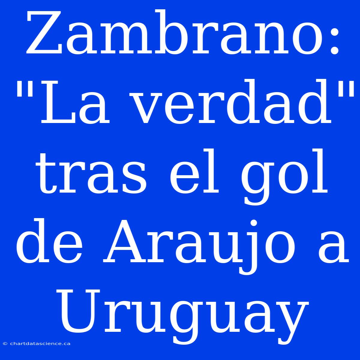 Zambrano: 