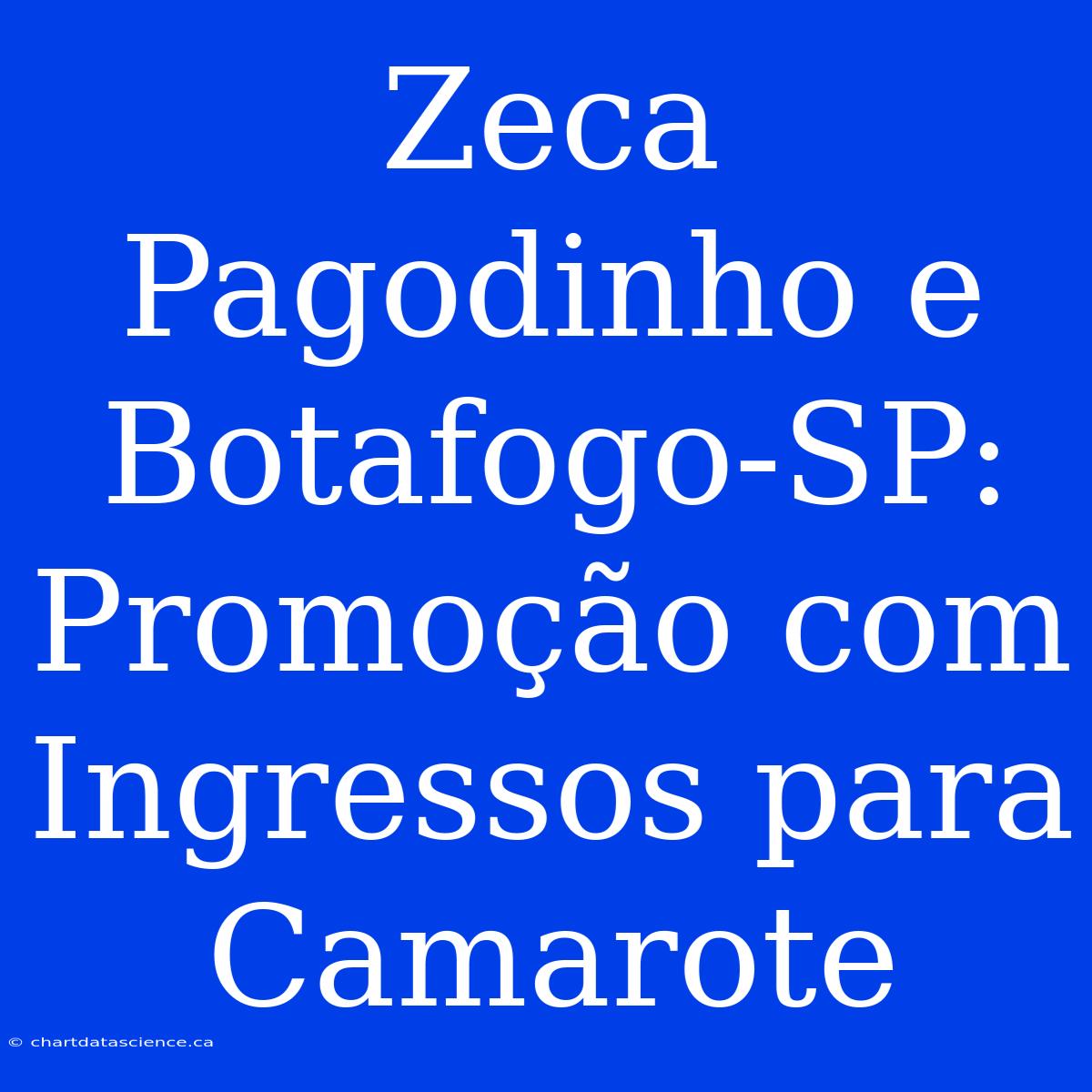 Zeca Pagodinho E Botafogo-SP: Promoção Com Ingressos Para Camarote