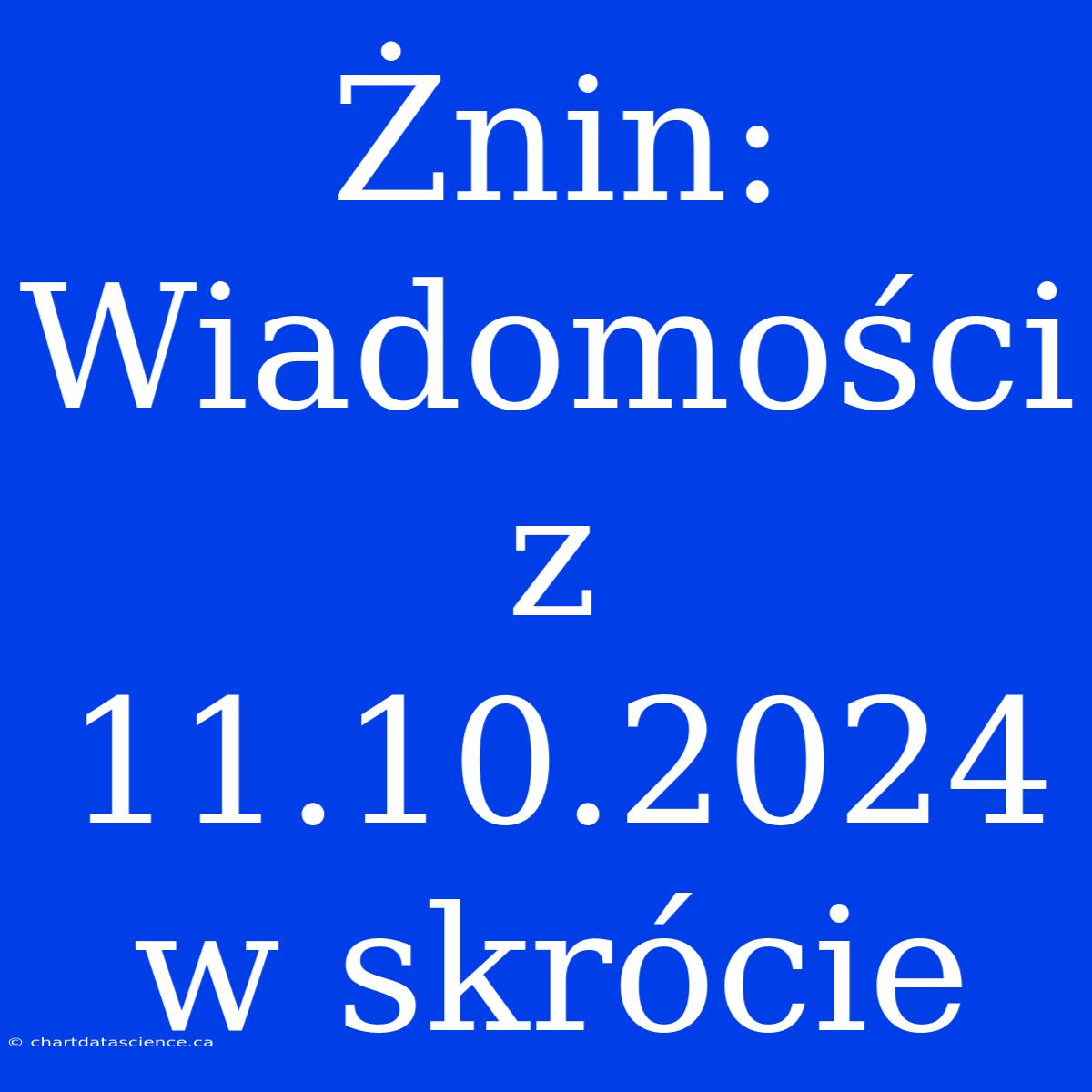 Żnin: Wiadomości Z 11.10.2024 W Skrócie