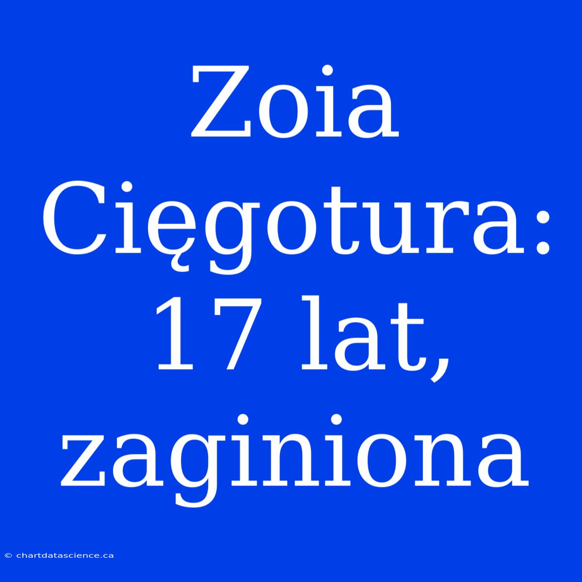 Zoia Cięgotura: 17 Lat, Zaginiona