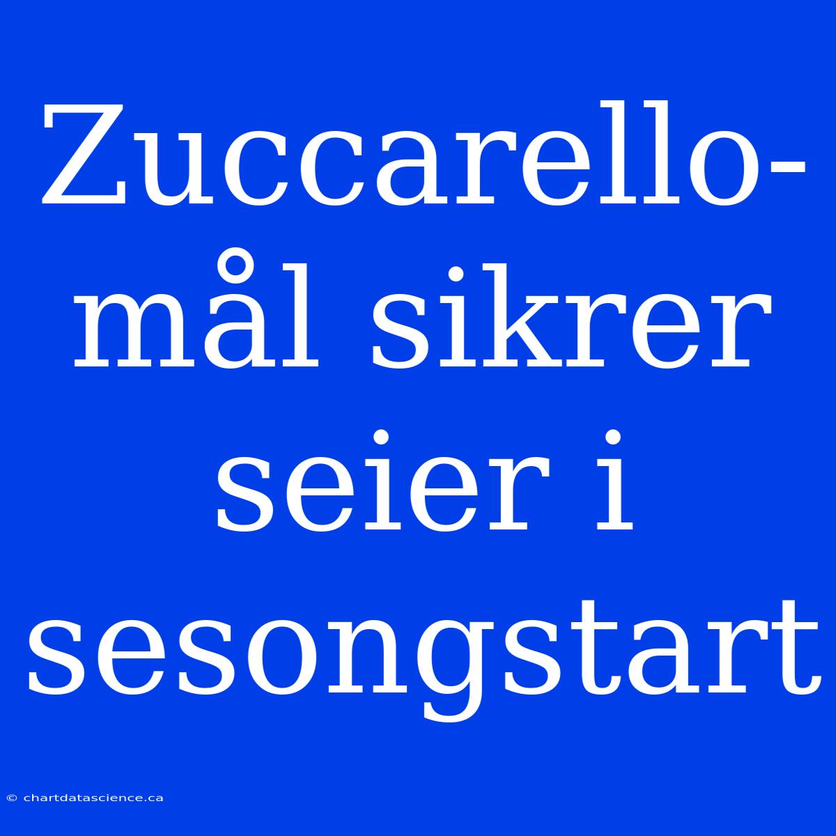 Zuccarello-mål Sikrer Seier I Sesongstart