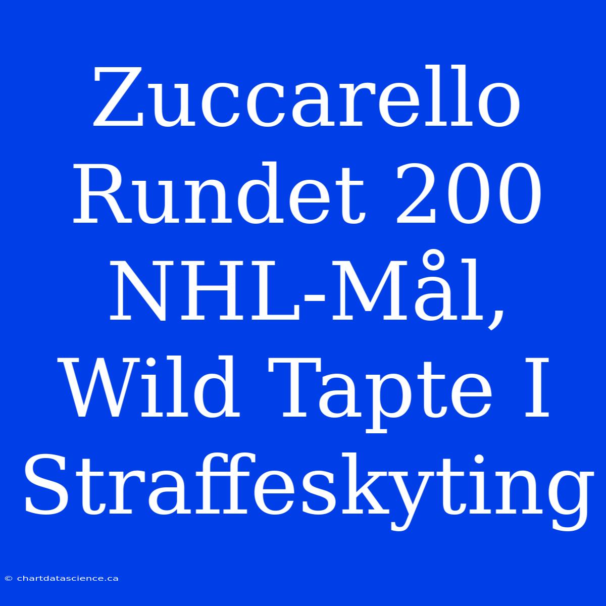 Zuccarello Rundet 200 NHL-Mål, Wild Tapte I Straffeskyting