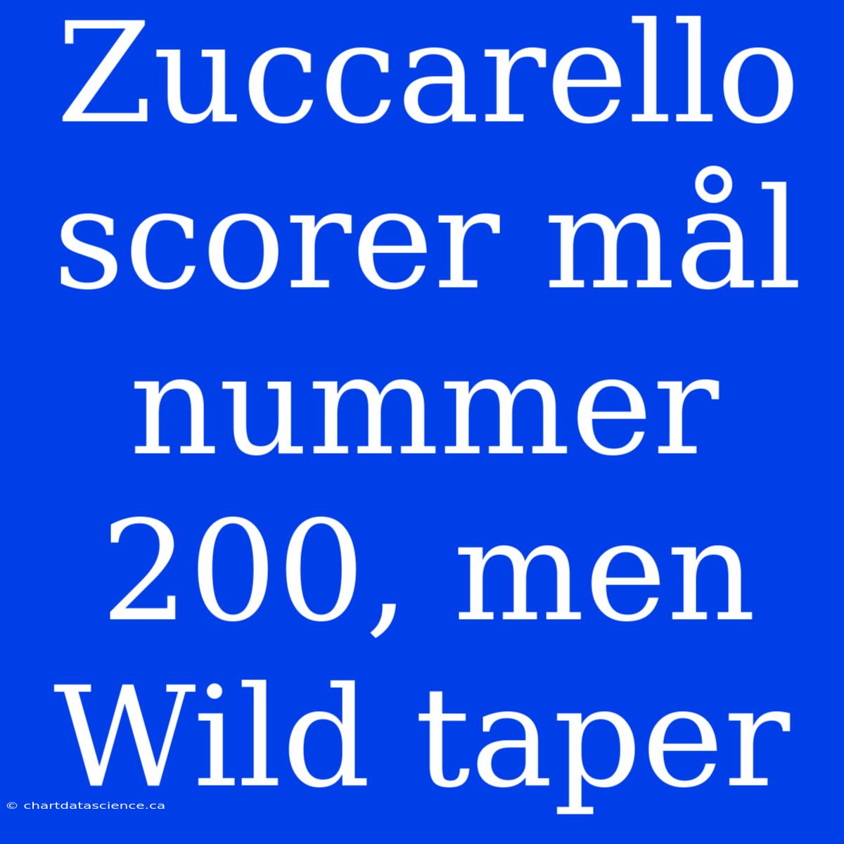 Zuccarello Scorer Mål Nummer 200, Men Wild Taper