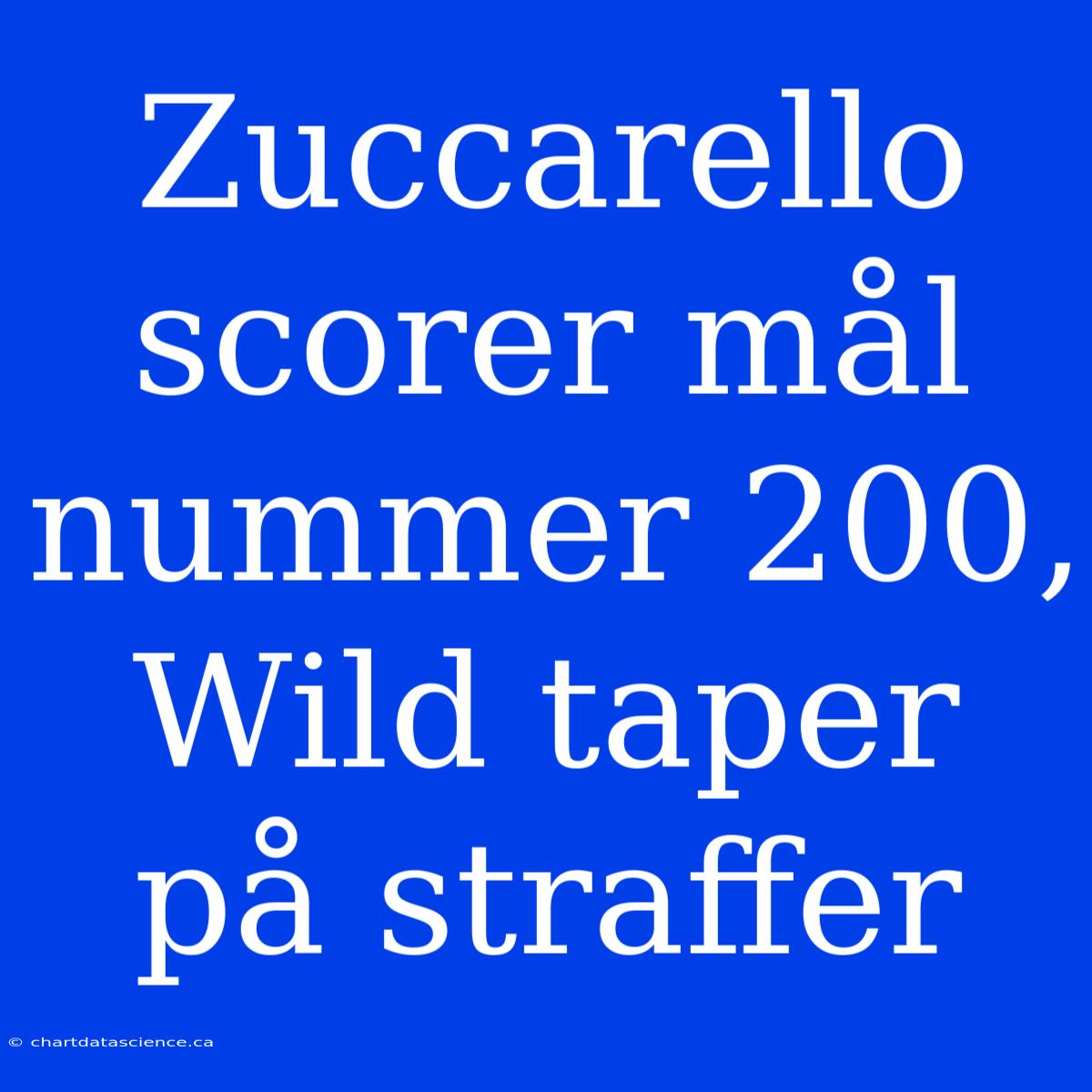 Zuccarello Scorer Mål Nummer 200, Wild Taper På Straffer