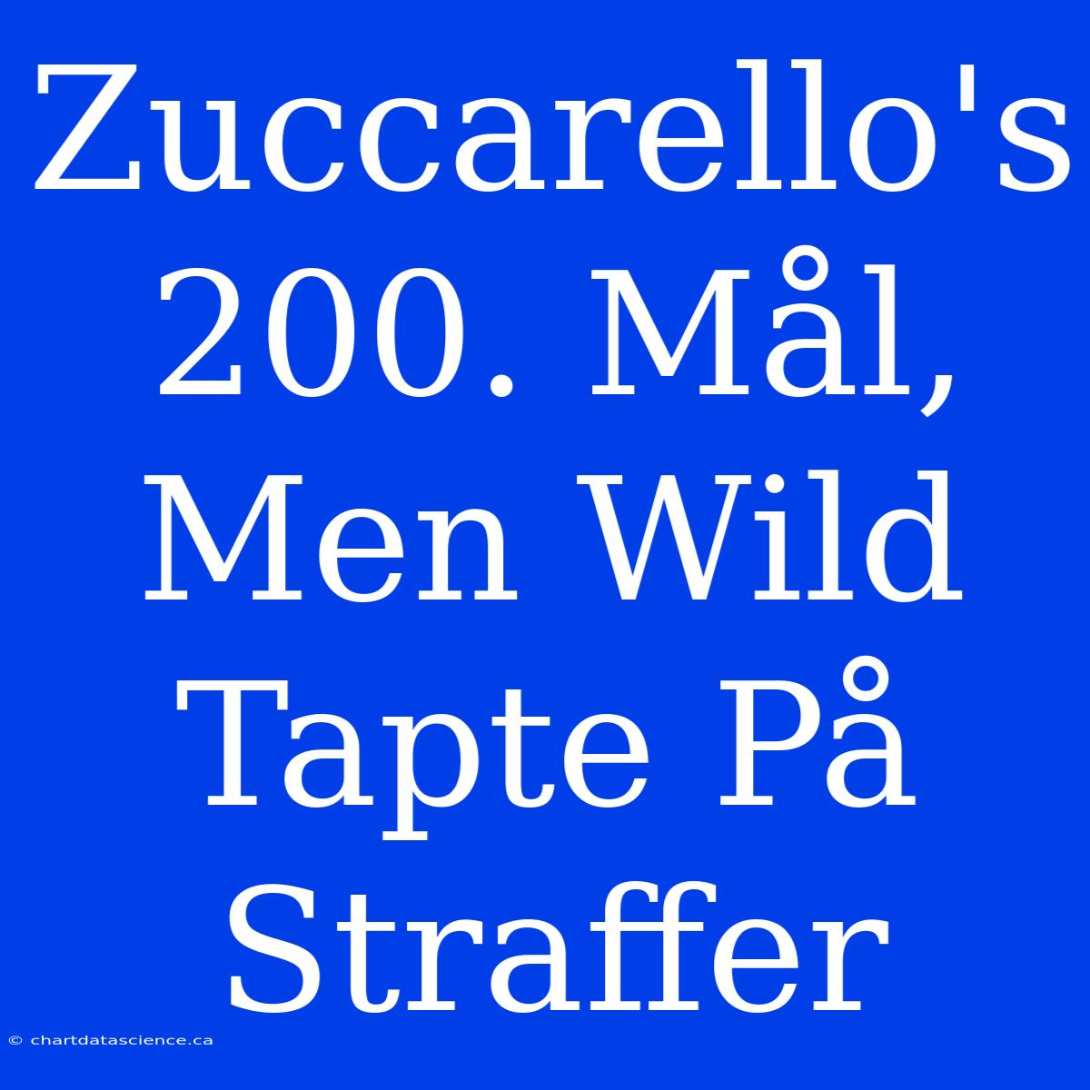 Zuccarello's 200. Mål, Men Wild Tapte På Straffer