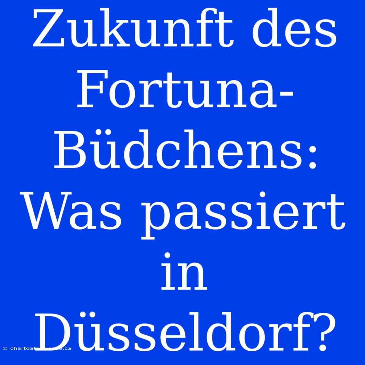 Zukunft Des Fortuna-Büdchens: Was Passiert In Düsseldorf?